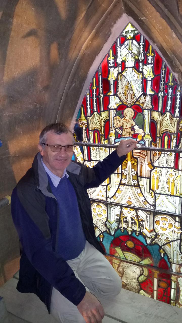 Completed Window Photo, with Churchwarden