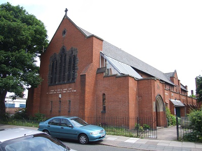 Exterior image of Leicester Church of the Resurrection