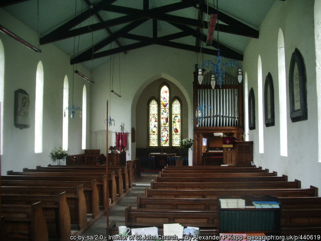 Interior image of 607388 Cowgill St John the Evangelist