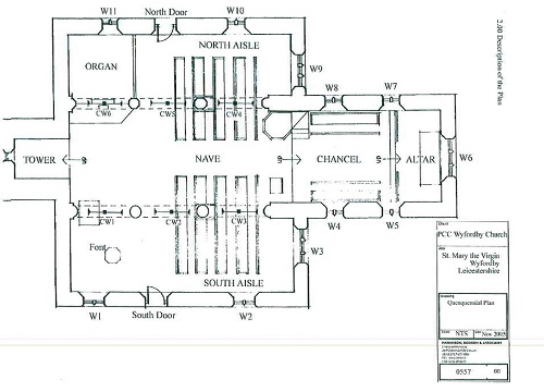 Plan of 619091 Wyfordby St Mary