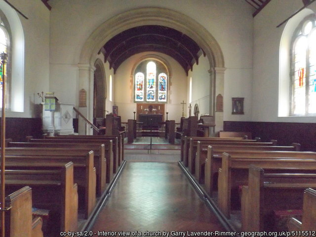 Interior image of 609327 Burleydam St Mary & St Michael