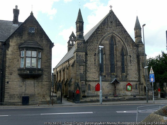 Exterior image of 612235 Belper Christ Church