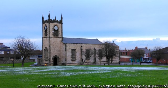 Exterior image of 613052 Seaham Harbout St John the Evangelist