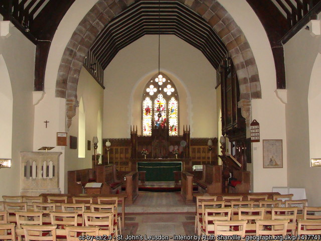 Interior image of 615308 Leusdon St John the Baptist