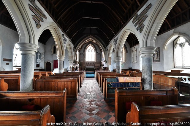 Interior image of 615539 St Giles in the Wood St Giles