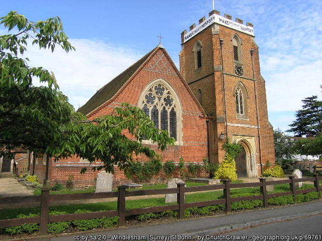 Exterior image of 617116 Windlesham St John the Baptist