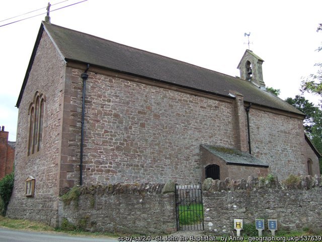 Exterior image of 618437 Great Wollaston St John the Baptist