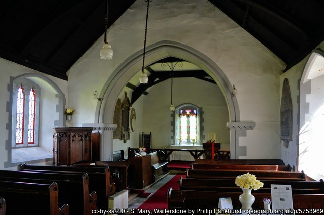 Interior image of 618040 Walterstone St Mary
