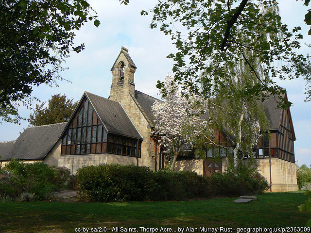 Exterior image of 619213 Thorpe Acre w Dishley All Saints