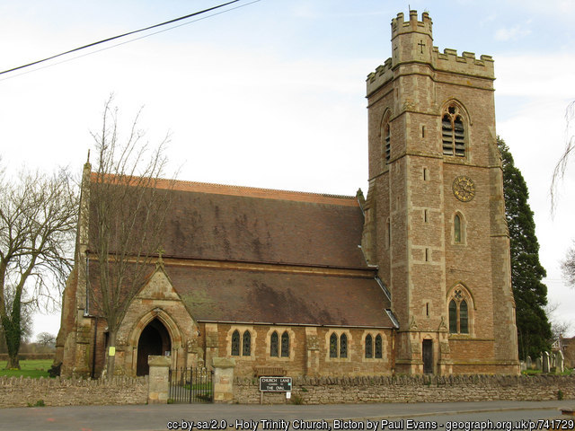 Exterior image of 620553 Bicton Holy Trinity