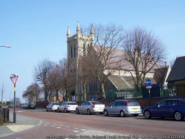 Exterior image of 620142 Blakenall Heath Christ Church
