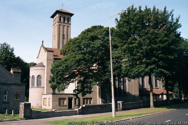 Exterior image of 622030 Springwood All Souls