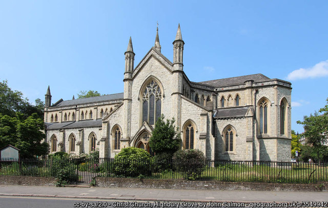 Exterior image of 623124 Christ Church Highbury Grove