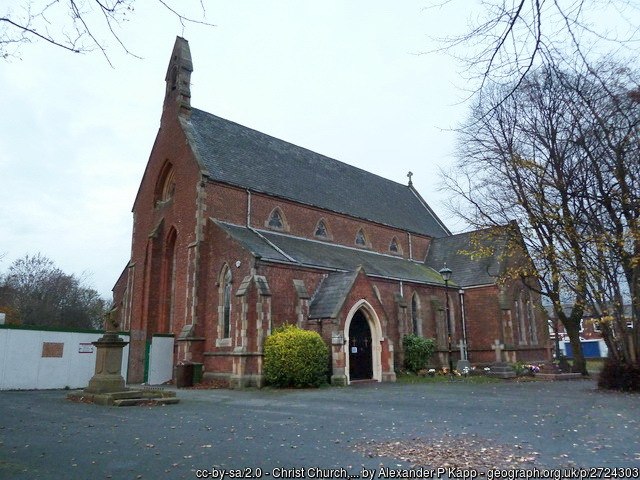 Exterior image of 624020 Ashton under Lyne Christ Church