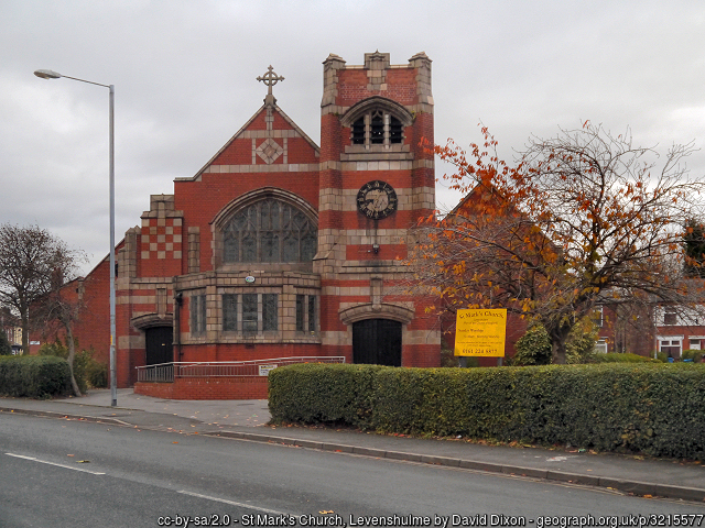 Exterior image of 624071 Levenshulme St Mark