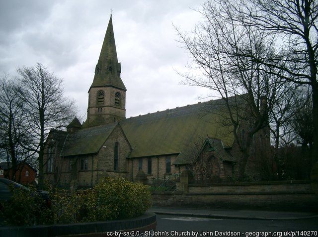 Exterior image of 624244 Little Hulton St John Baptist