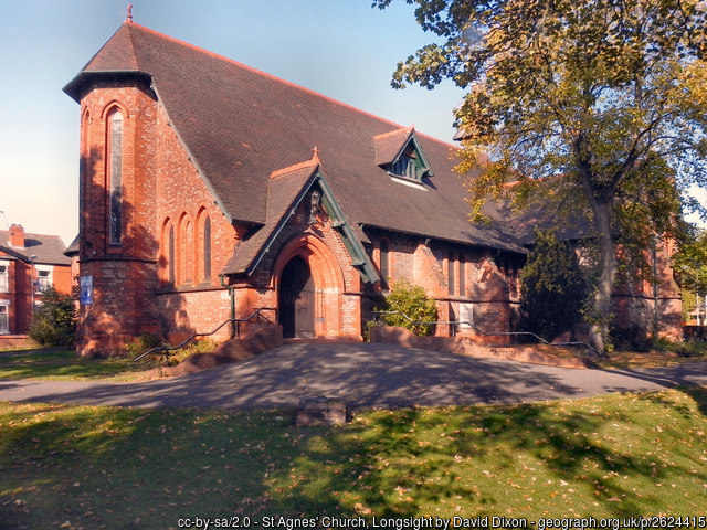 Exterior image of 624064 Birch in Rusholme St Agnes w St John w St Cyprian