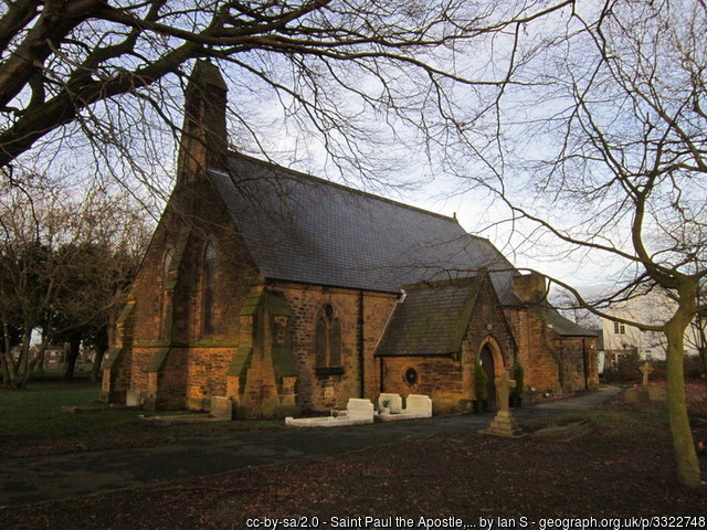 Exterior image of 625009 Choppington St Paul the Apostle