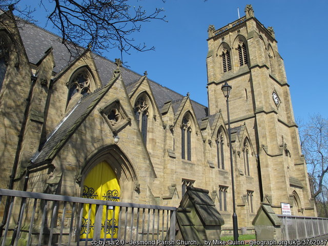 Exterior image of 625097 Jesmond Clayton Memorial Church