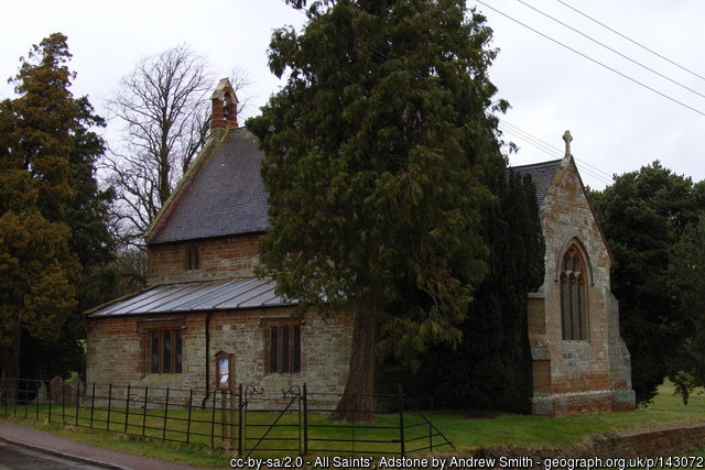 Exterior image of 628126 Adstone All Saints