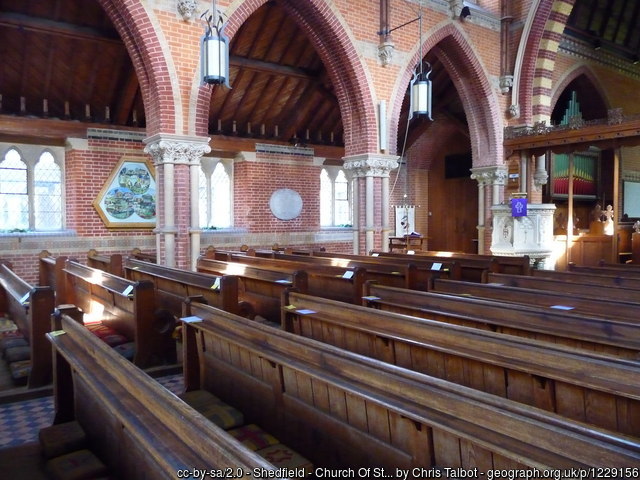 Interior image of 629038 Shedfield St John the Baptist