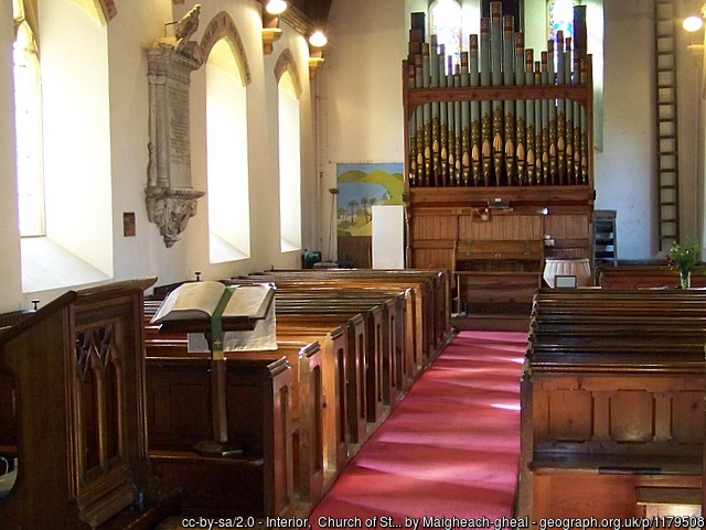 Interior image of 634060 Tincleton St John the Evangelist