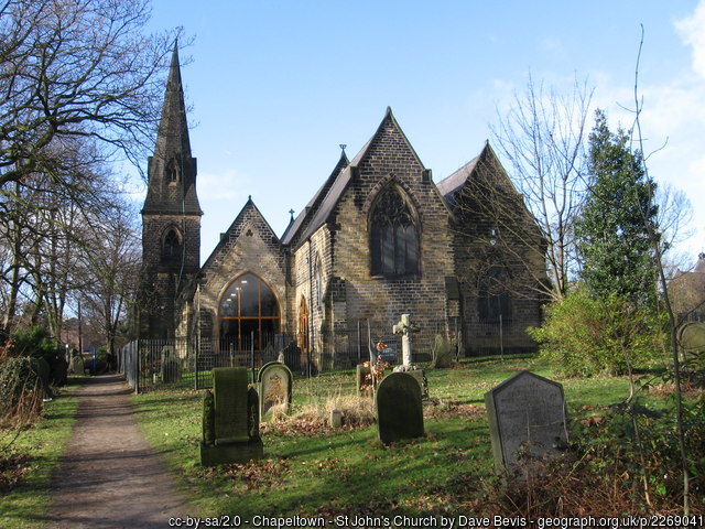 Exterior image of 635123 Chapeltown St John the Baptist
