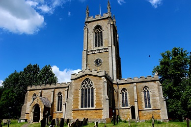 Exterior of 647002 Edgeley: St Mary's (Test)
