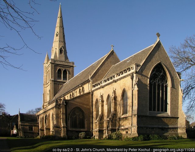 Exterior image of 638029 Mansfield St John the Evangelist