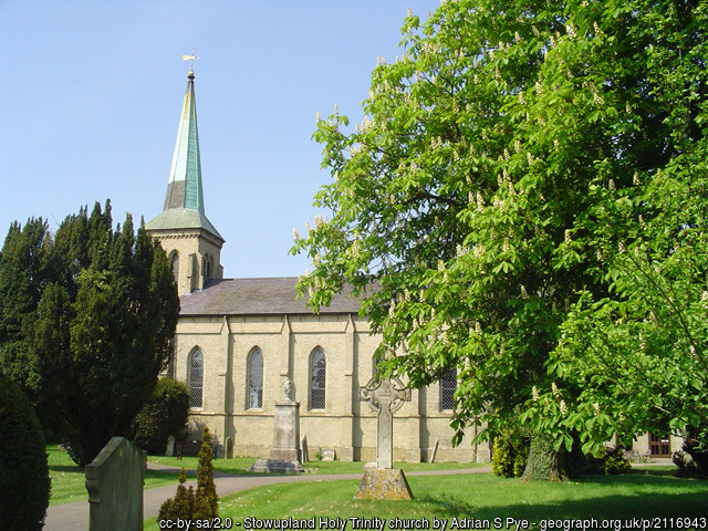 Exterior image of 633134 Stowupland Holy Trinity