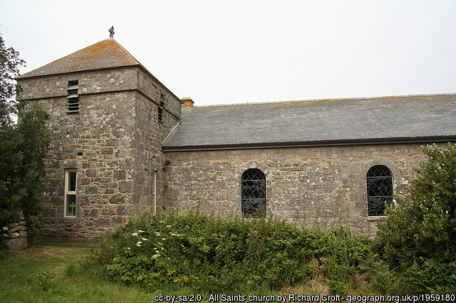 Exterior image of 639127 Bryher All Saints