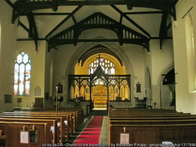 Interior image of 641143 Burghclere The Ascension