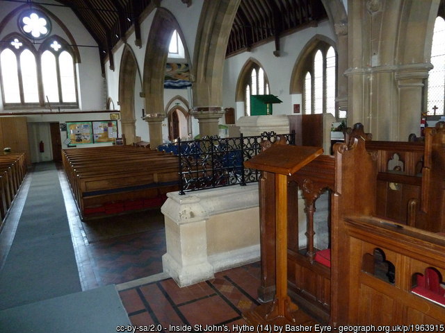 Interior image of 641265 Hythe St John the Baptist