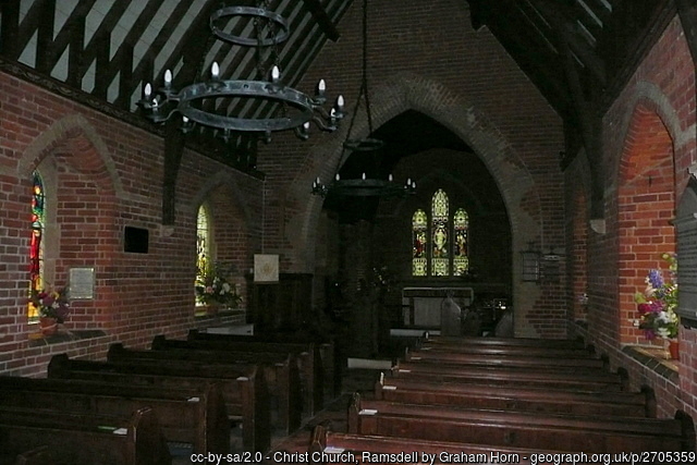 Interior image of 641100 Ramsdell Christ Church