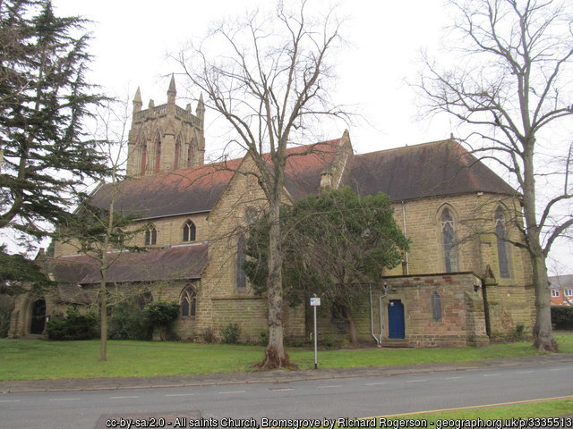 Exterior image of 642151 Bromsgrove All Saints