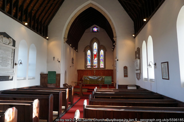 Interior image of 643025 Burythorpe All Saints