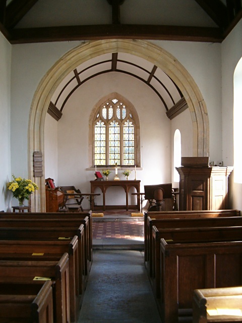 Interior image of 601221 All Saints Chapel, Downhead