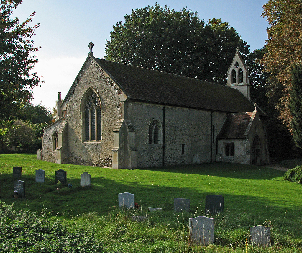 Exterior image of 608566 St Mary the Virgin, Little Chesterford