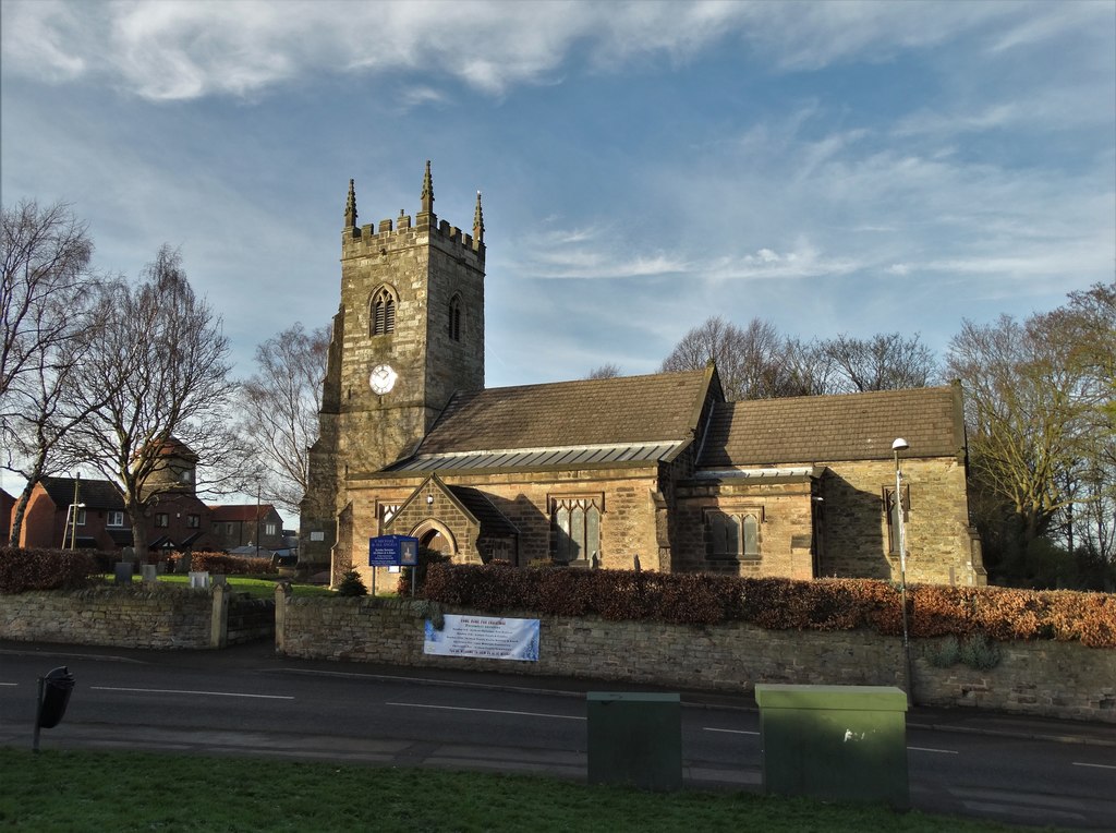 Exterior image of 612012  St Michael and All Angels Church, South Normanton