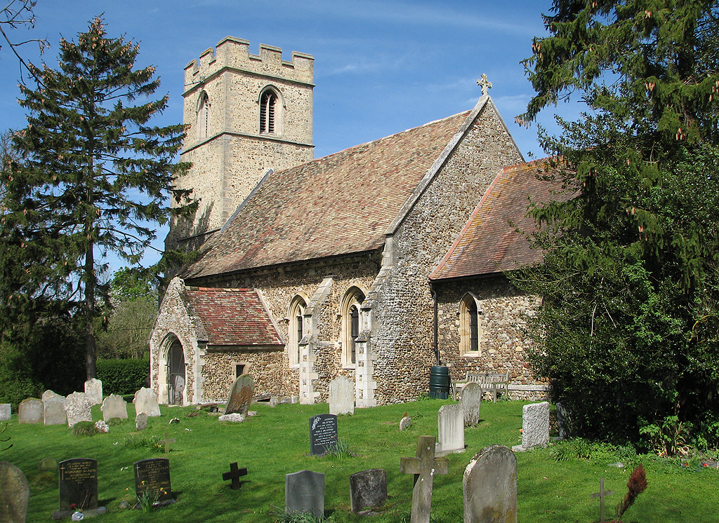 Exterior image of 614006  St Michael & All Angels, Caldecote.