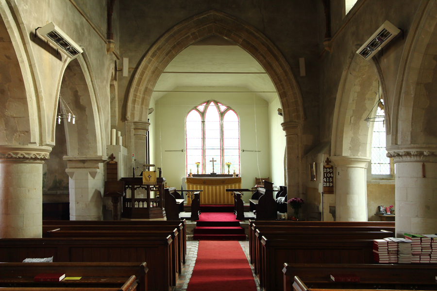 Interior image of 614012 St Pandionia & St John the Baptist, Eltisley.