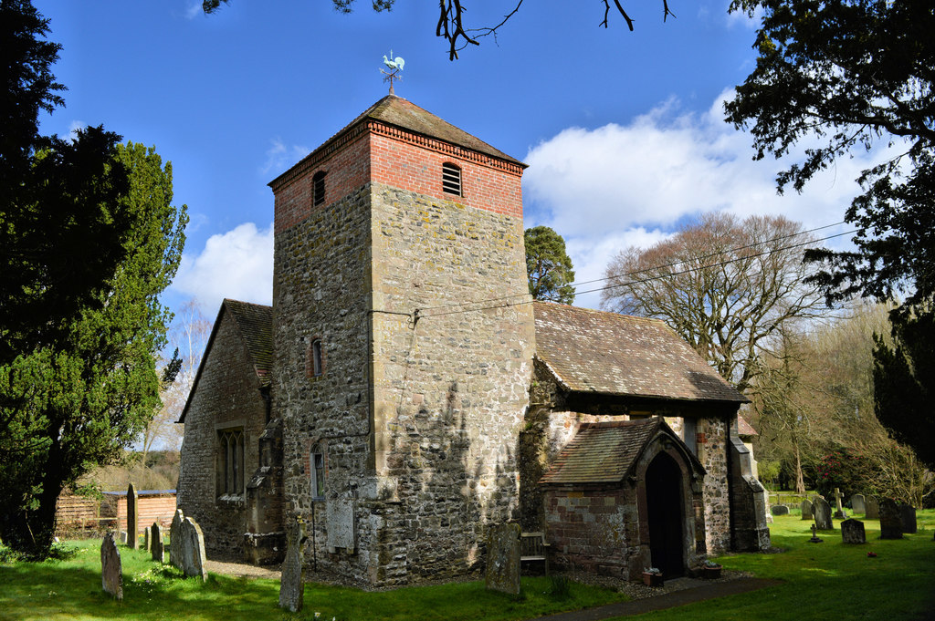 Exterior image of 618286 St Peter and St Paul, Cleobury North