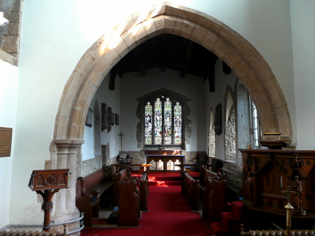 Interior image of 619102  St. Andrew's chancel, Foxton