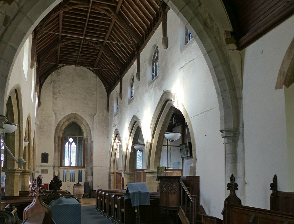 Interior image of 619184 All Saints, Seagrave (looking West)