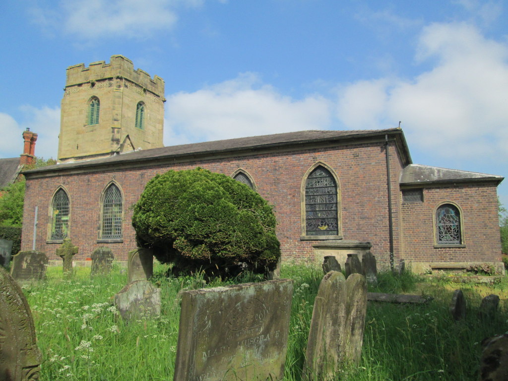 Exterior image of 620372 All Saints, Milwich