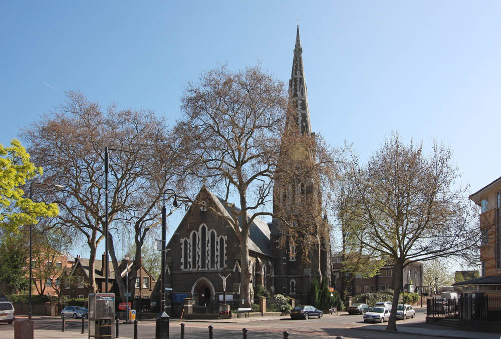 Exterior image of 623156 Christ Church Isle of Dogs, London