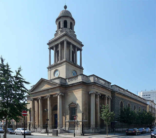 Exterior image of Christ Church Marylebone