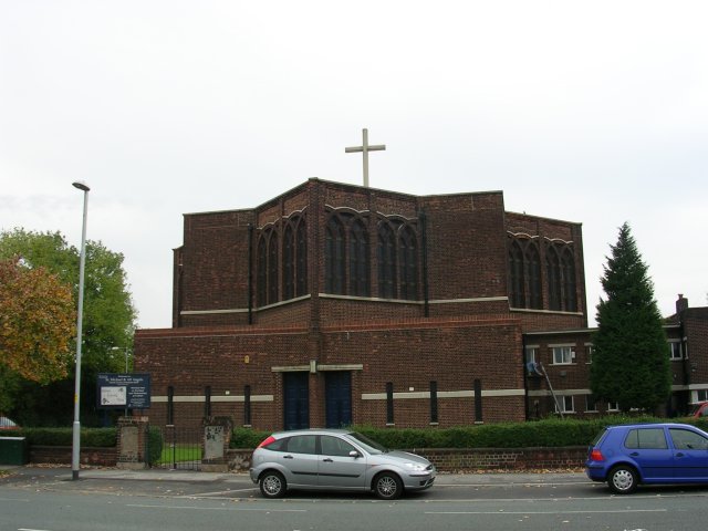 Exterior image of 624173  St Michael & All Angels, Lawton Moor