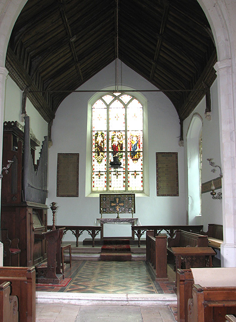 Interior image of 626278  Brandon Parva, All Saints - chancel