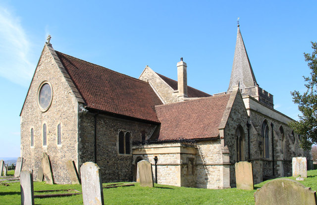 Exterior image of 631154 All Saints, Frindsbury